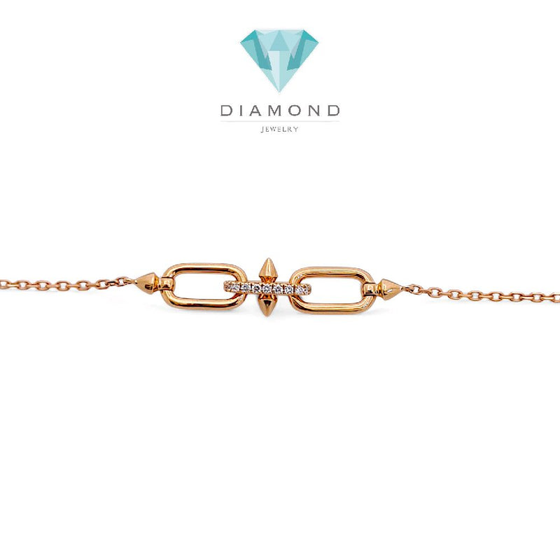 Titan Diamond Necklace 18K / Kalung Berlian Titan 18K / Diamond Jewelry 423KBD10000RY - HT