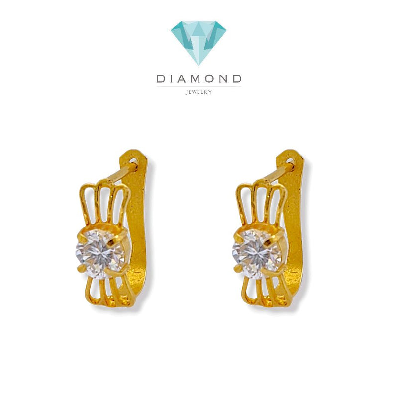 Ribbon Gold Earring 23K / Anting Pita Emas 23K / 313AMSWP2