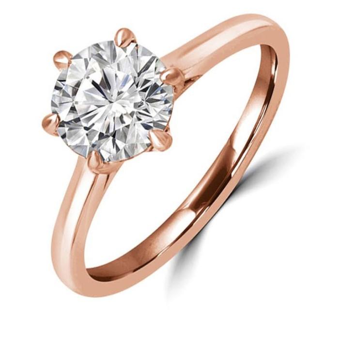 cincin emas putih asli Kristal