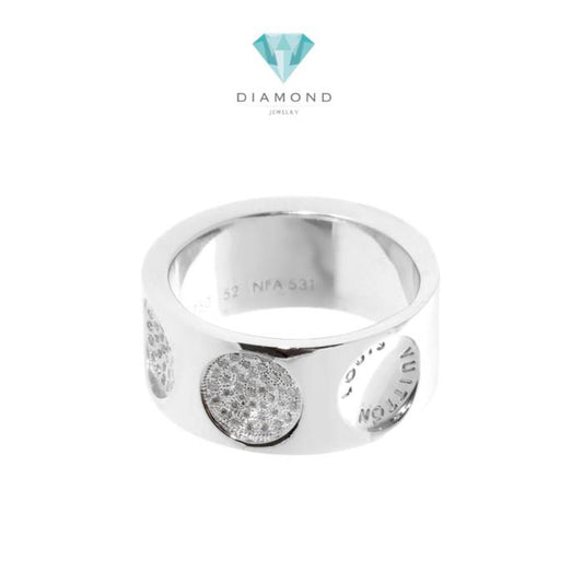 Emprainted lv Large Diamond Ring-EMPRAINTEDLARGE-0.43CT