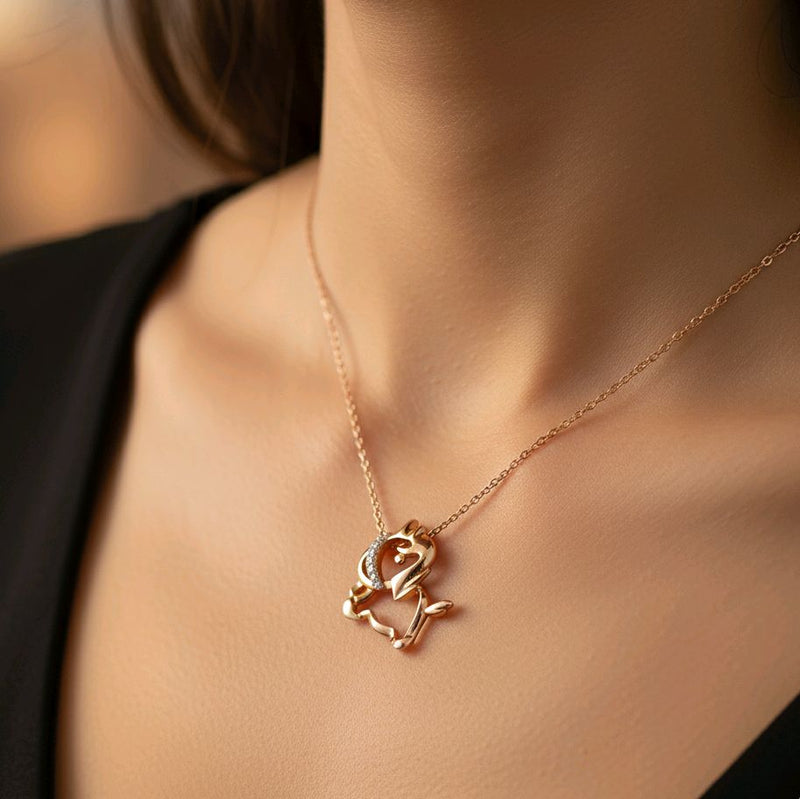 Uniqorn Diamond Necklace 18K / Kalung Berlian Kuda Poni 18K / Diamond Jewelry 120KB43000AB HT