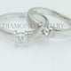 Cincin Kawin/Wedding Ring - Diamond Jewelry Two Tone 01020754/01020755