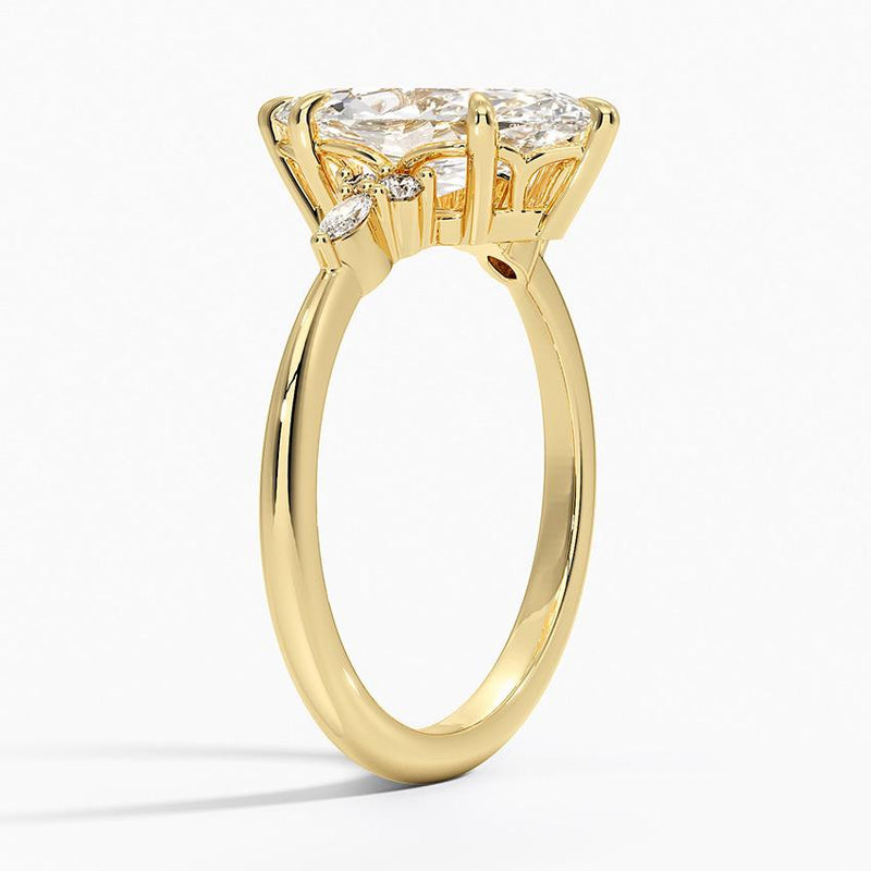 Marquis Diamond Lab Grown 18k -Elsy Diamond Jewelry