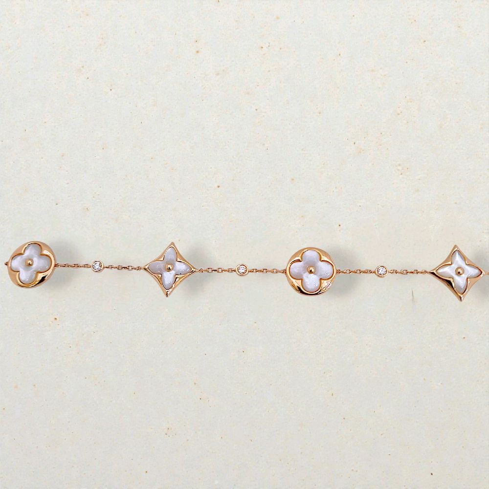 Blossom Flower Diamond Bracelet 18K / Gelang Berlian Bunga Blossom 18K / Diamond Jewelry - 170GBD89100AB