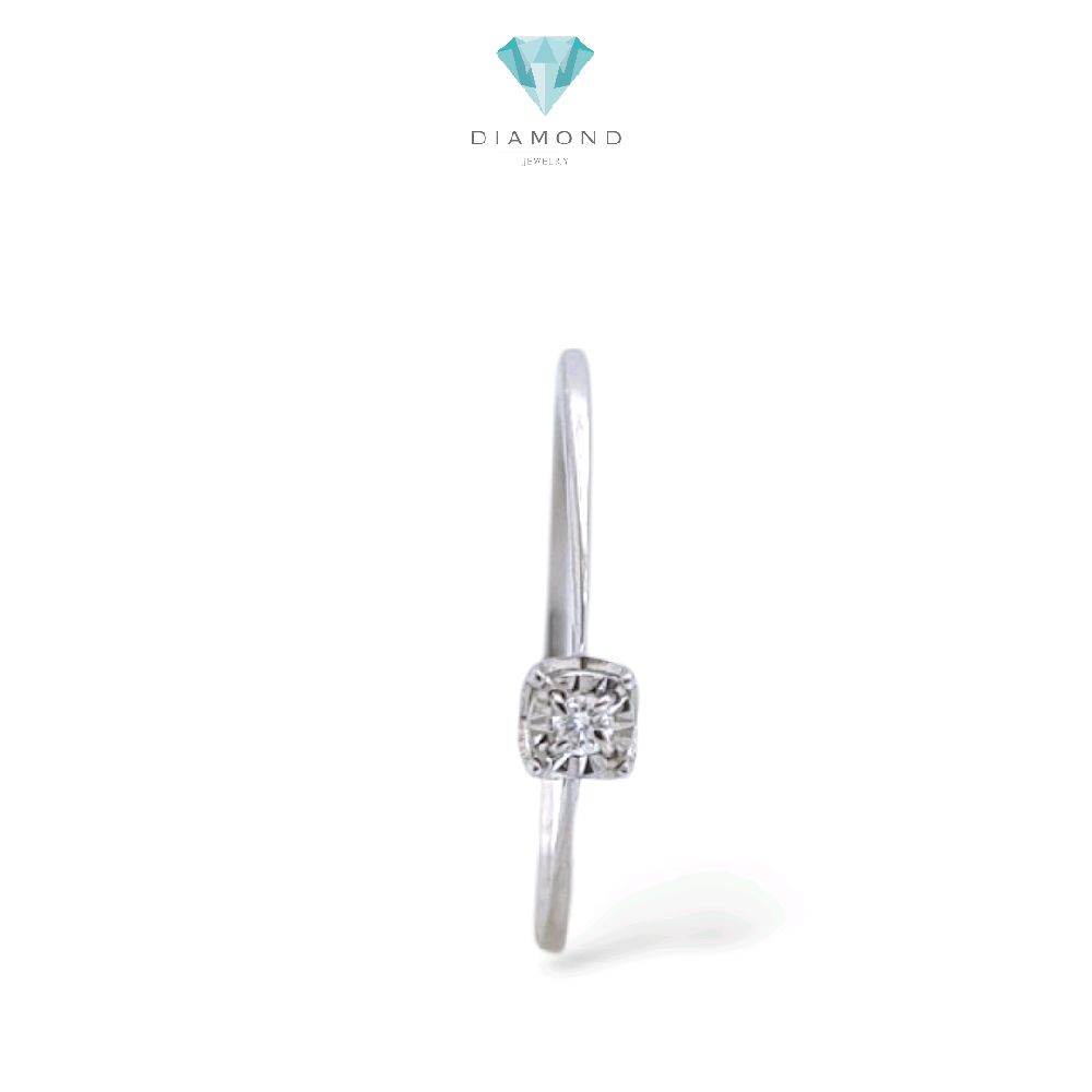Solitaire Diamond Ring 18K / Cincin Diamond Solitaire 18K / Diamond Jewelry / 382CB170LS