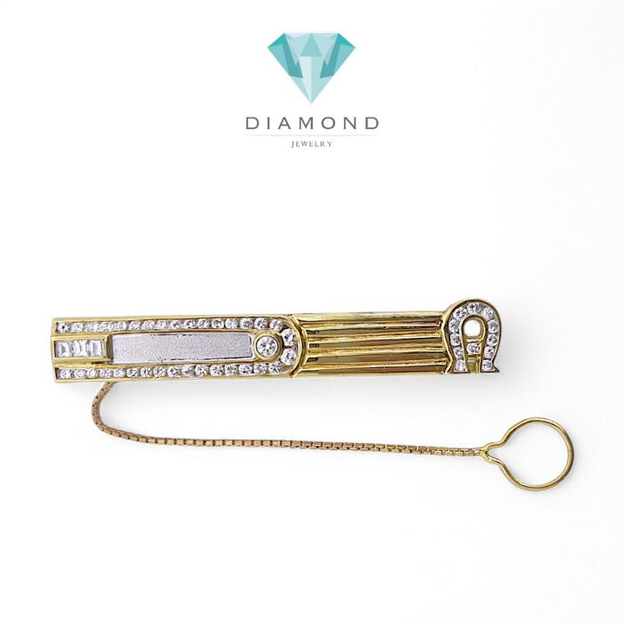 Tie Clip Diamond 18K / Diamond Jewelry