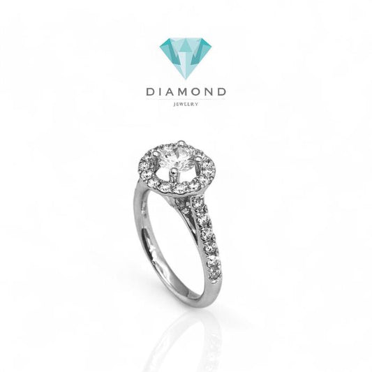Diamond Ring 18K Diamond Jewelry