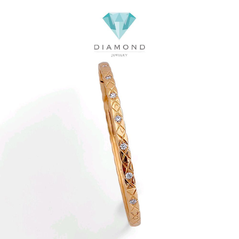 Cococrush Diamond Bangle 18K / Gelang Berlian Cococrush 18K / Diamond Jewelry 139GBD173000AB-HT