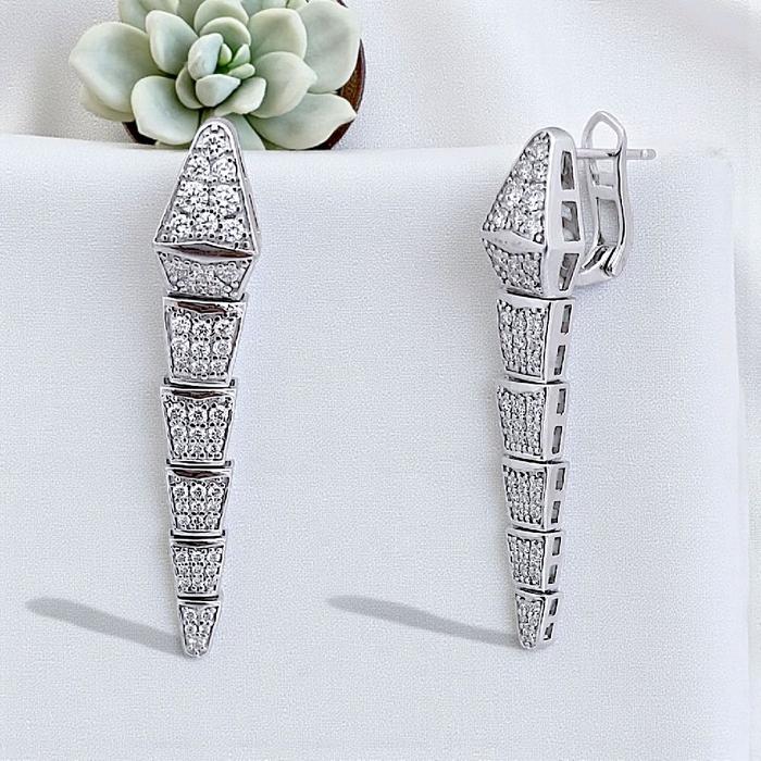 Ulo Serpenti Diamond Earring 18K / Anting Berlian Ulo Serpenti 18K / Diamond Jewelry-1ABD1005ANNEW-HT