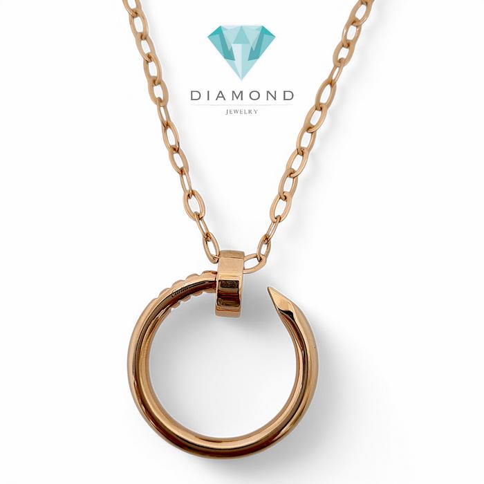 Juste Un Clou Necklace 18K / Diamond Jewelry-379KBD2874RY-HT