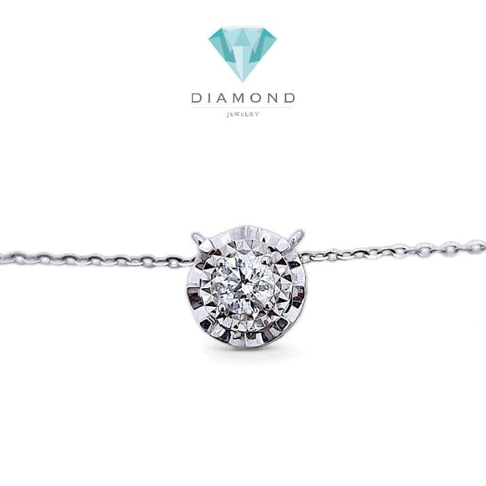 Liontin Solitaire Round Diamond 18K / Diamond Jewelry