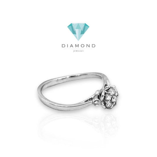 Cincin berlian lotus 18k/diamond ring lotus 18k-diamond jewelry