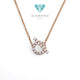Finesse Diamond Necklace 18K / Kalung Berlian Finesse 18K / Diamond Jewelry 130KBD95100AB -HT