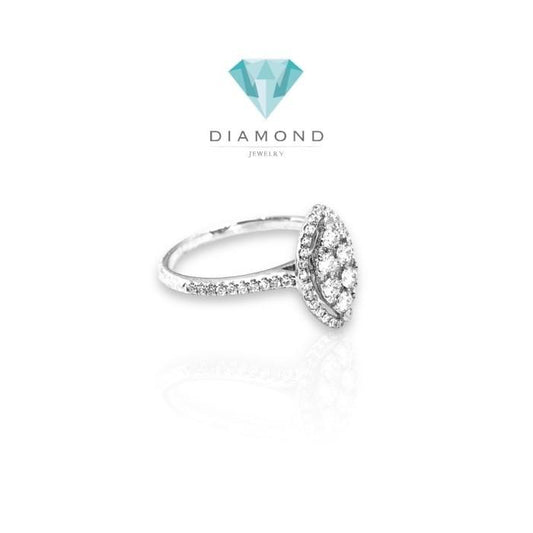 Cincin berlian marqis/ Diamond Marqis Ring/Cincin berlian wanita marqis - 18K-Diamond Jewelry