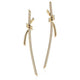 Knot T Earring Diamond 18K Gold Diamond Jewelry-42ABD49500AB-HT