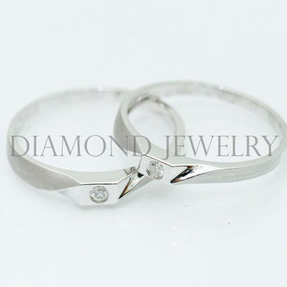 Cincin Kawin/Wedding Ring - Diamond Jewelry Two Tone 01020746/01020747