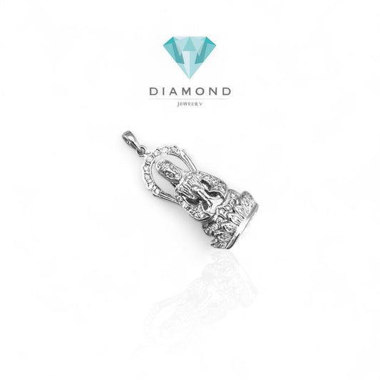 Kalung/liontin berlian Diamond Patung kwan im 18K
