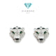 Panthere Full Diamond Earrings / Diamond Jewelry-360ABD16000RY-HT