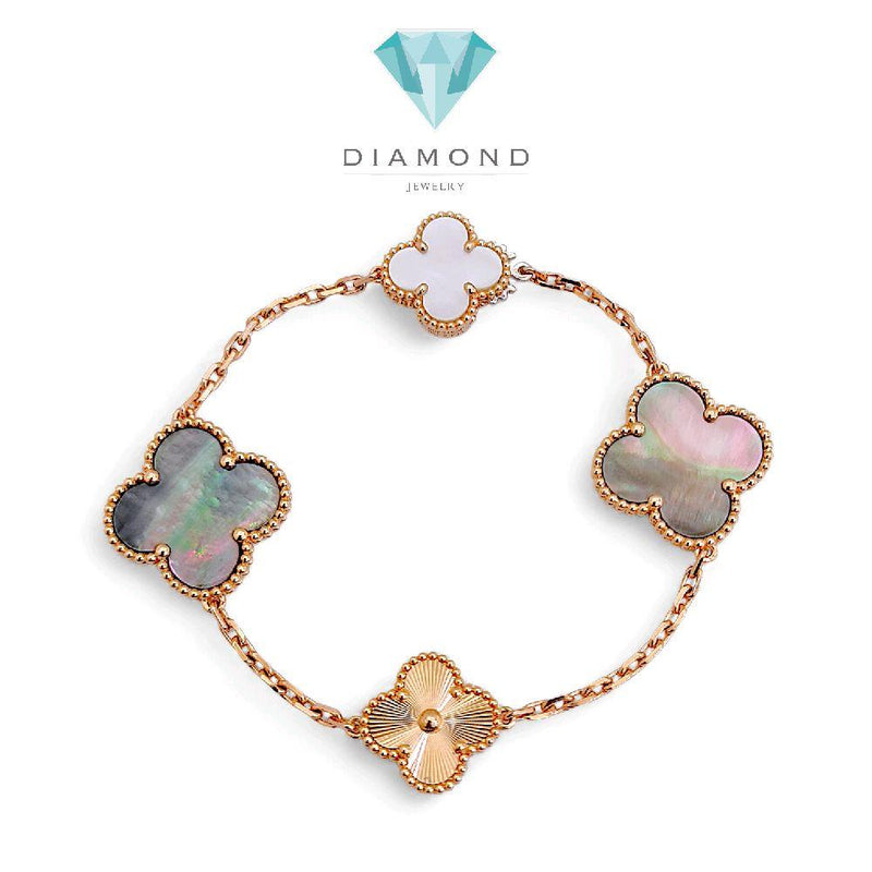 Magic 4 Clover Bracelet 18K / Gelang Clover 4 Magic 18K / 430GBD1416RY