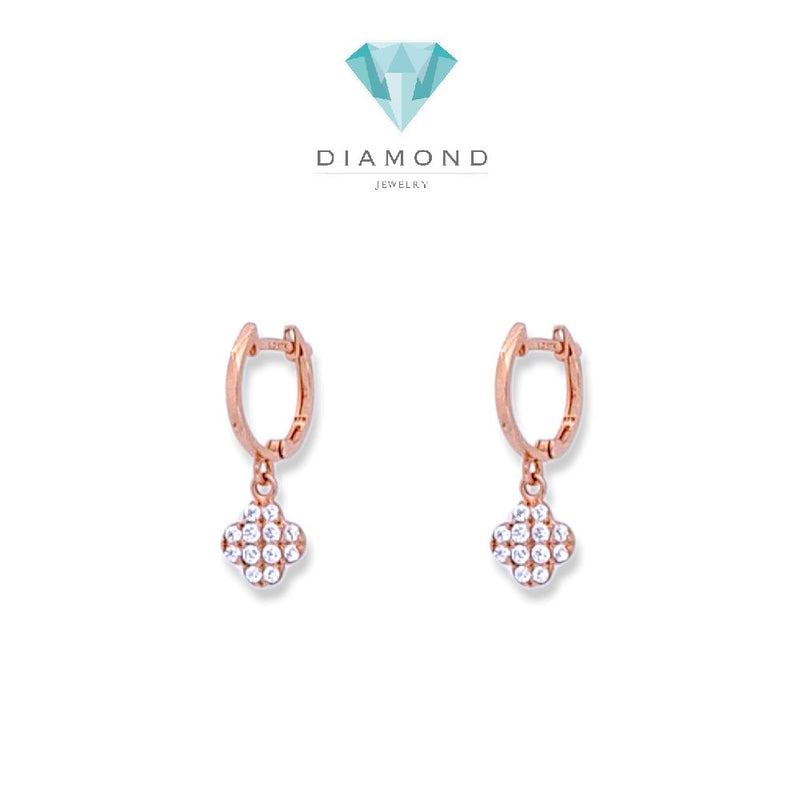 Flower Gold Earings 17K / Anting Emas Bunga 17K / Diamond Jewelry / 429AMS154LS