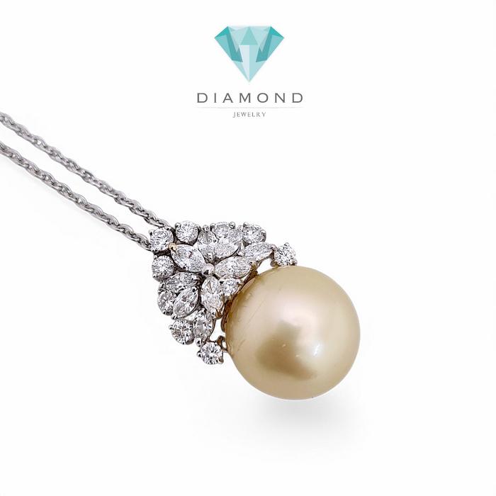 Liontin Pearl Diamond 18K / Diamond Jewelry