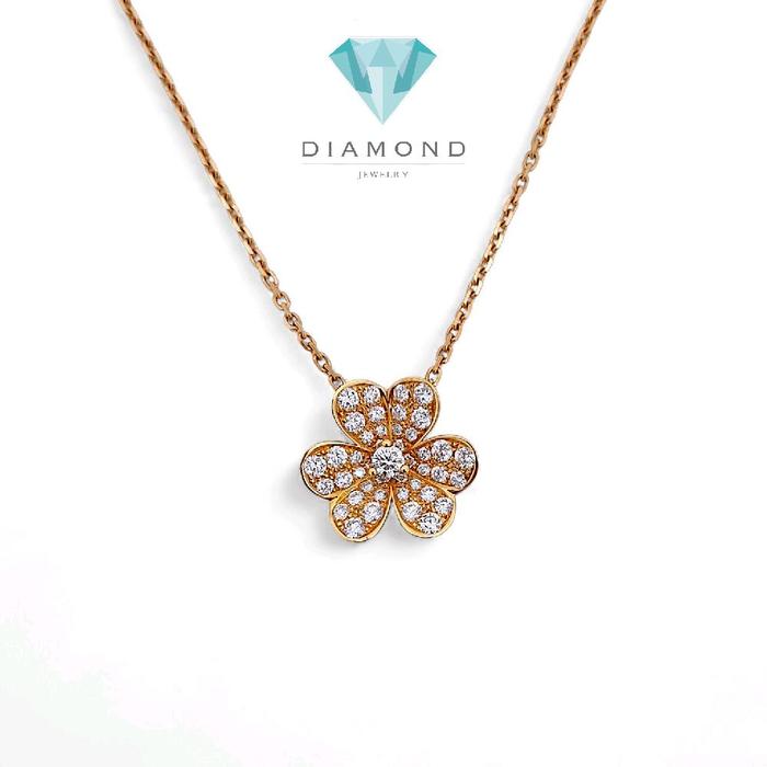 Frivole Diamond Necklace 18K / Kalung Berlian Frivole 18K / Diamond Necklace-HT-406KBD15000RY-HT