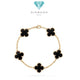 Black onyx clover vc alhambra black onyx/red 18K Gold Diamond Jewelry