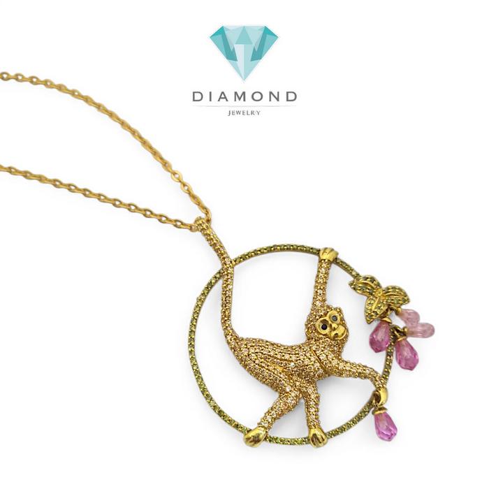 Liontin Mas Monkey 18k/ Liontin mas monkey -Diamond Jewelry