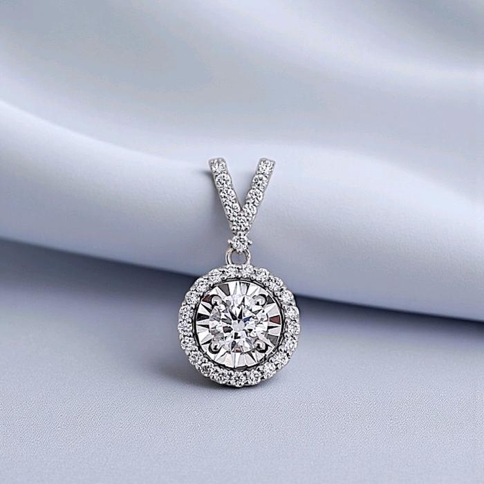 Pendant Hello Diamond 18K / Liontin Berlian Hello 18K / Diamond Jewelry 396LB800LS-HT