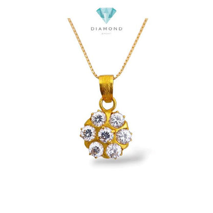 Topaz Pendants 18K / Liontin Topaz 18K / Diamond Jewelry / 176LMSWP5