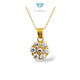 Topaz Pendants 18K / Liontin Topaz 18K / Diamond Jewelry / 176LMSWP5