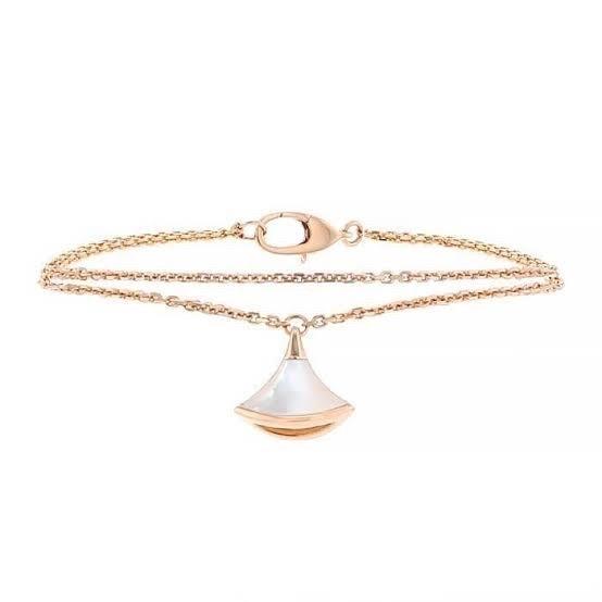 Mop white bracelet 18k gold diva- Diamond Jewelry-224GMSSM1800LS