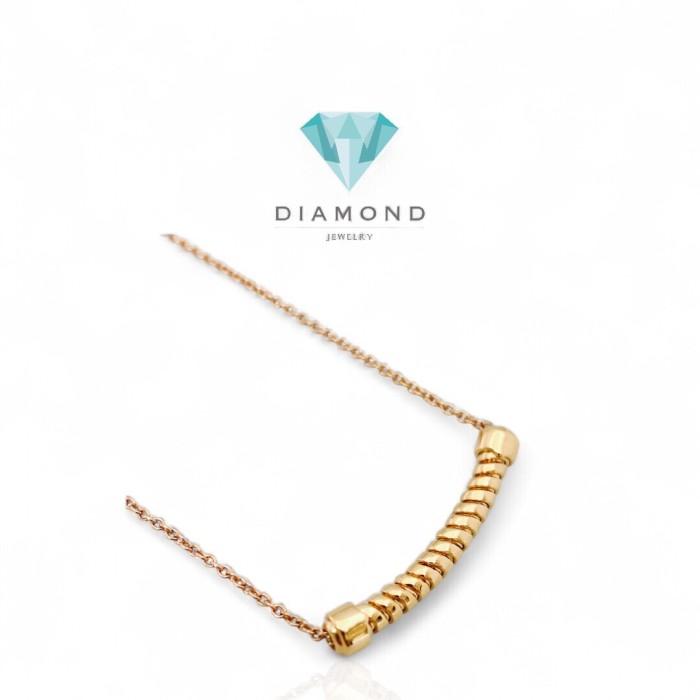 Kalung Emas Tuboga 18K-Diamond Jewelry-358KBD661RY-HT