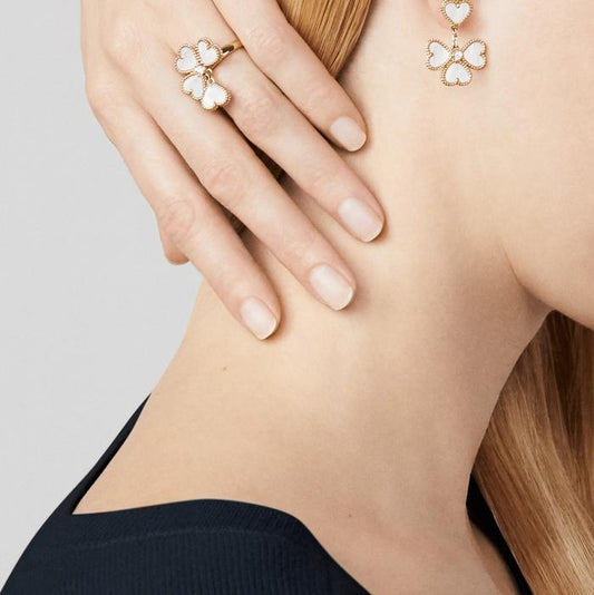 VCA Sweet Alhambra effeuillage ring Diamond Jewelry