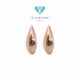 Anting Mas bottega klip Rose Gold 750K-Diamond Jewelry