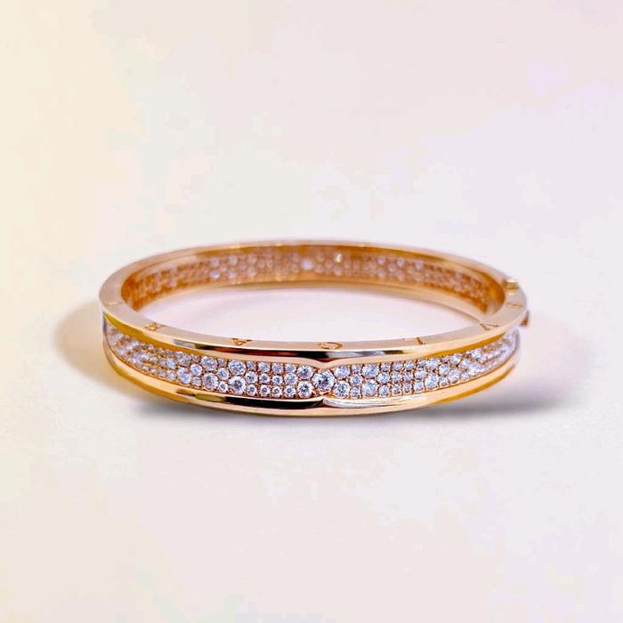 Bvlgari Zero 1 Rock Bangle 18K / Diamond Jewelry / GBD865000ABLS