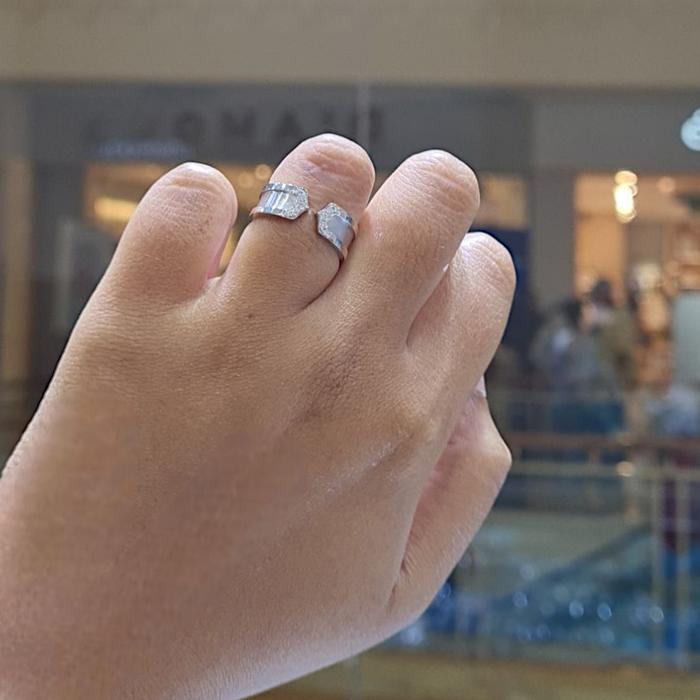 C De CRT Diamond Ring 18K / Diamond Jewelry