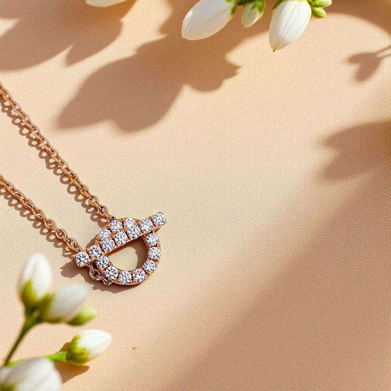 Finesse Diamond Necklace 18K / Kalung Berlian Finesse 18K / Diamond Jewelry 130KBD95100AB -HT