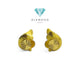 Anting Mas Tusuk Model Keong 23K-Diamond Jewelry