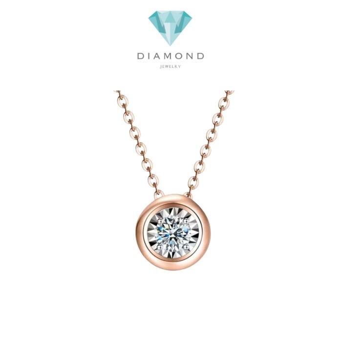 Diamond Solitaire swarozky Necklace/earring 18k White Diamond Jewelry