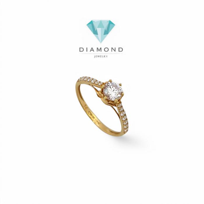 Cincin Mas 750K-Diamond Jewelry