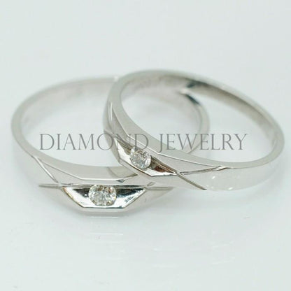 Cincin Kawin/Wedding Ring - Diamond Jewelry Two Tone 01020830/01020831