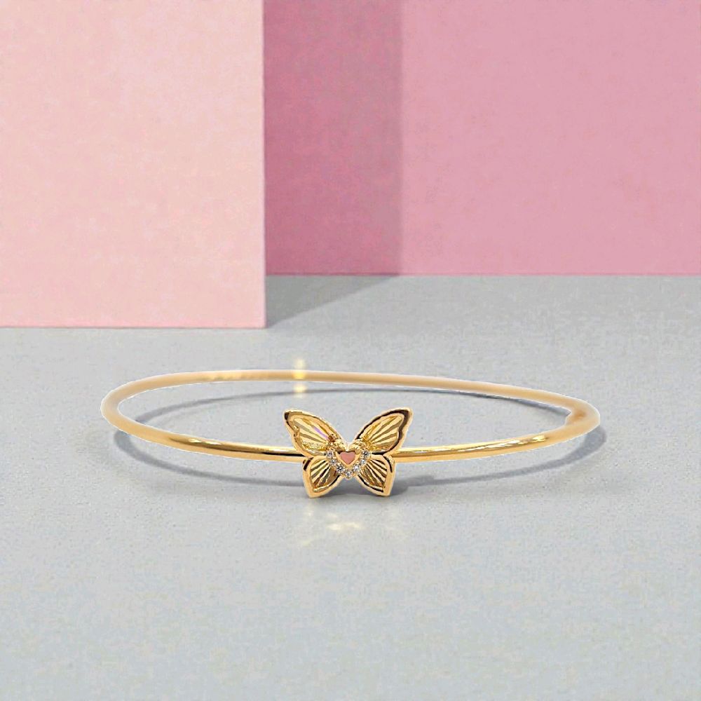 Butterfly Gold bangle Brecelet 16K / Gelang Emas Kupu-Kupu 16K/ 464GMS333LS