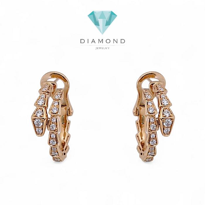 Ulo Serpenti Full Diamond Earring 18K / Diamond Jewelry