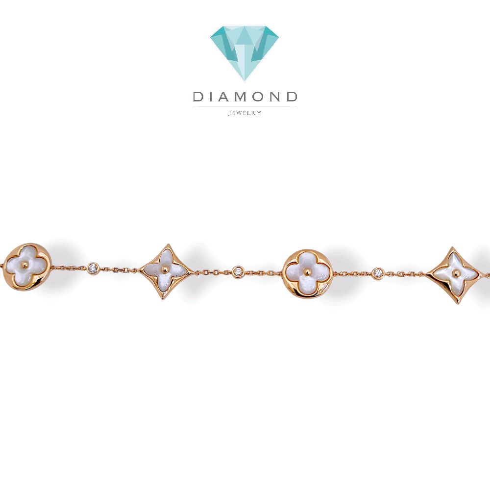 Blossom Flower Diamond Bracelet 18K / Gelang Berlian Bunga Blossom 18K / Diamond Jewelry - 170GBD89100AB