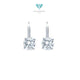 Anting emas 18K asli kristal tauge Diamond Jewelry