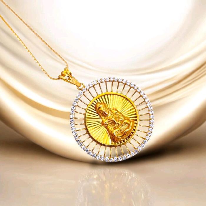 Gold Buddha pendant 18K / Liontin Emas Buddha 18K / 167LMSWP5