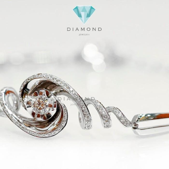 Diamond Bracelet - Gelang Berlian - Diamond Jewelry - White 03030422