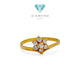 Flower Gold Ring 23K / Cincin Emas Bunga 23K / 72CMSWP2