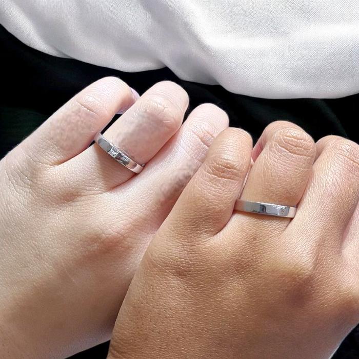 Wedding Ring Diamond 18K / Cincin Nikah Berlian 18K / Diamond Jewelry 82CBGT600WPLS - 311CNKH200WPLS-HT